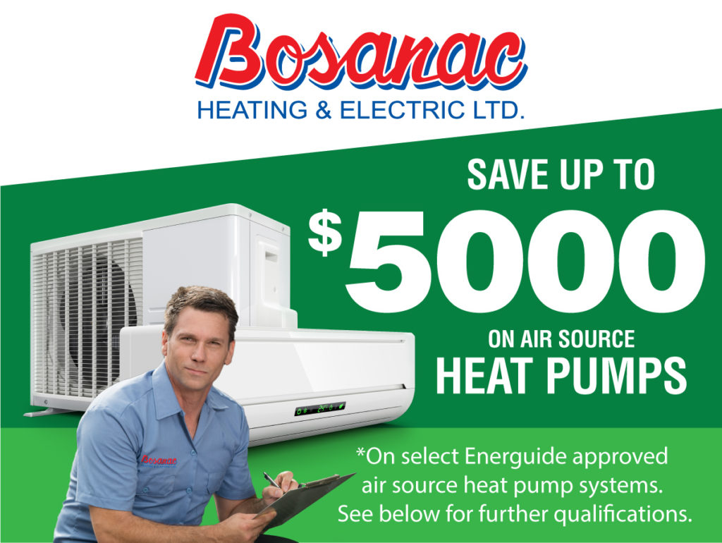Bosanac Save $5000 on Heat Pumps Canadian Energy Grant
